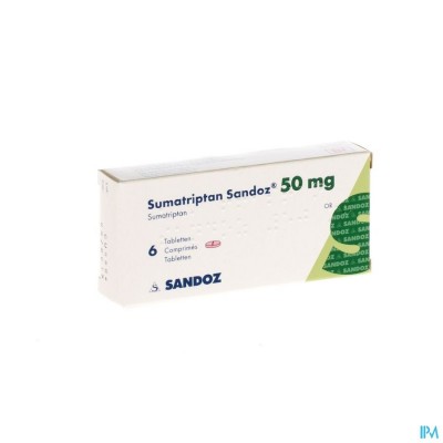 Sumatriptan Sandoz 50mg Comp 6