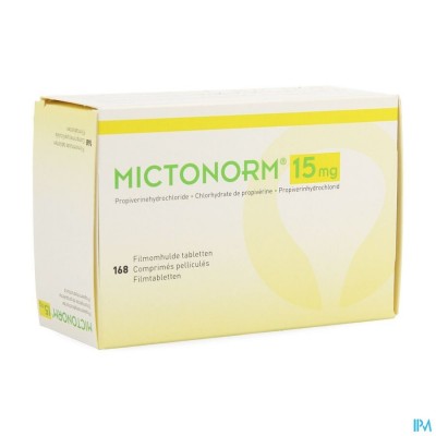 Mictonorm 15mg Omhulde Tabl 168