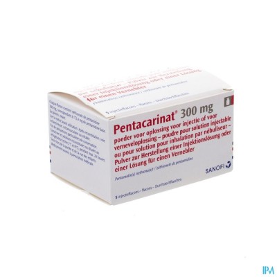 PENTACARINAT FL LYOPH IV/IM 5X300MG