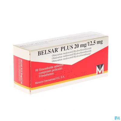 Belsar Plus 20mg/12,5mg Filmomh Tabl 98