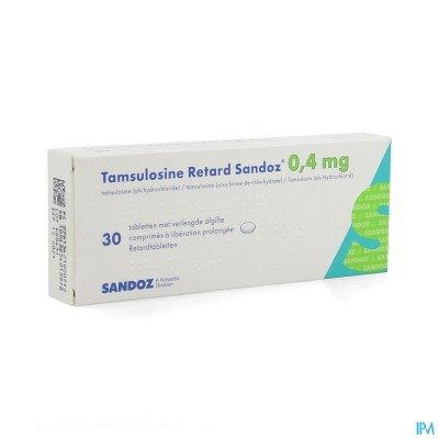 Tamsulosine Retard Sandoz 0,4mg Filmomh Tabl 30