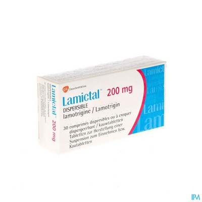 Lamictal Disp Tabl 30x200mg