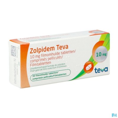 Zolpidem Teva Filmomh Tabl 30 X 10mg