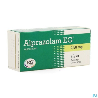 Alprazolam EG      Tabl 20 X 0,50Mg