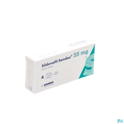 Sildenafil Sandoz 25mg Filmomh Tabl 4x 25mg