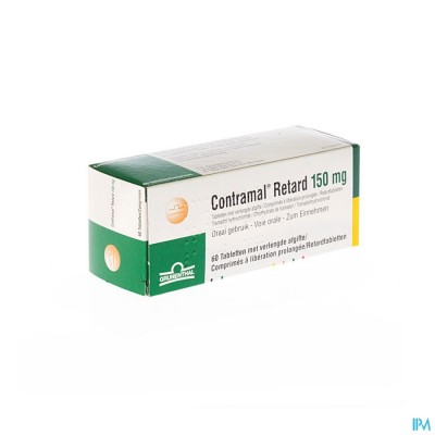 Contramal Retard 150mg Comp 60