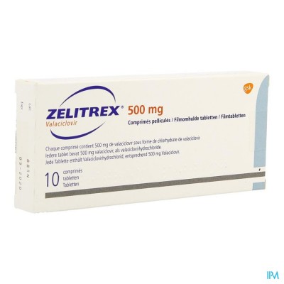Zelitrex 500 Tabl 10x500mg