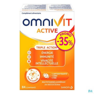 OMNIVIT ACTIVE COMP 84 PROMO -35%