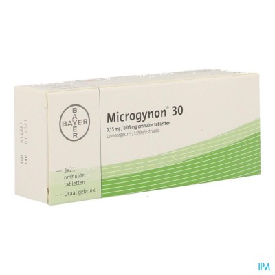 Microgynon 30 Drag 3 X 21