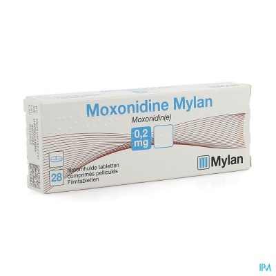 Moxonidine Mylan 0,2mg Filmomh Tabl 28