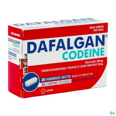 Dafalgan Codeine 500mg Tabl 30