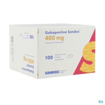 Gabapentine 400mg Sandoz Caps 100 X 400mg