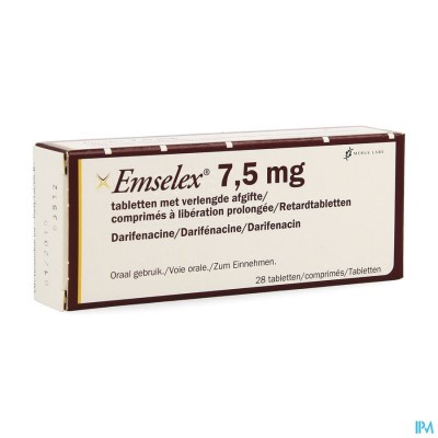 Emselex Verlengde Afgifte Tabl 28 X 7,5mg