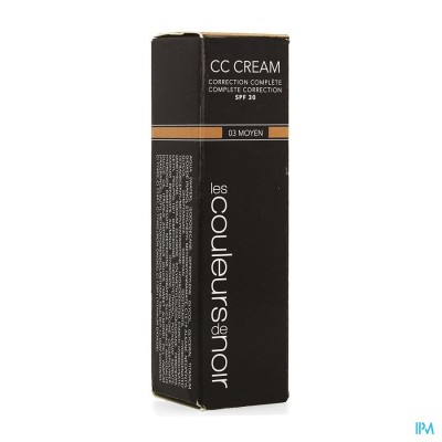 LES COULEURS DE NOIR CC CREAM IP30 03 MOYEN 30ML