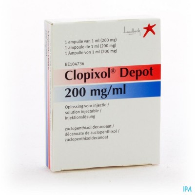 Clopixol Depot 20% Amp 1x200mg/1ml