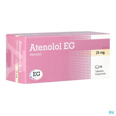 Atenolol EG 25Mg Tabl 98