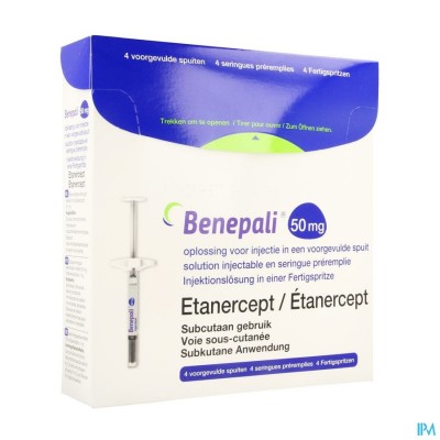 Benepali 50mg Opl Inj Voorgevulde Spuit 4