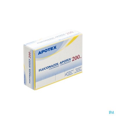 Fluconazol Apotex 200mg Caps 20