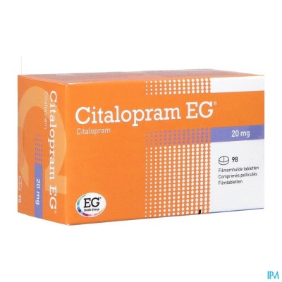 Citalopram Eg Pi Pharma Comp 98x20mg Pip