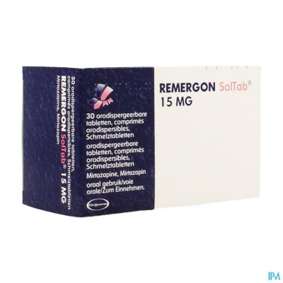 Remergon Sol Tabl 15mg Comp 30 X 15mg