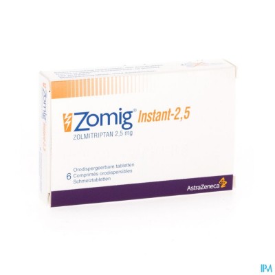 Zomig Instant Tabl 6 X 2,5mg