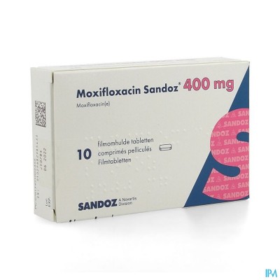 Moxifloxacin Sandoz 400mg Filmomh Tabl 10