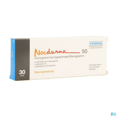 Nocdurna 50mcg Lyophilisaat Oraal Gebruik 30 X 1