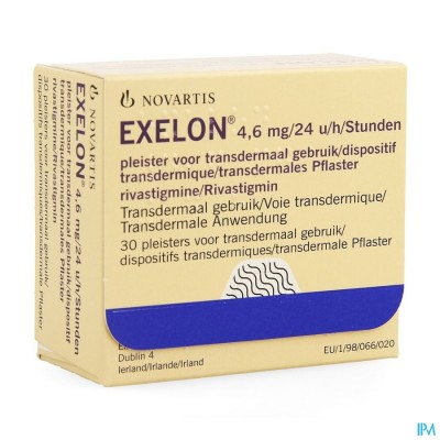 Exelon 4,6mg/24u Pleister Transdermaal 30