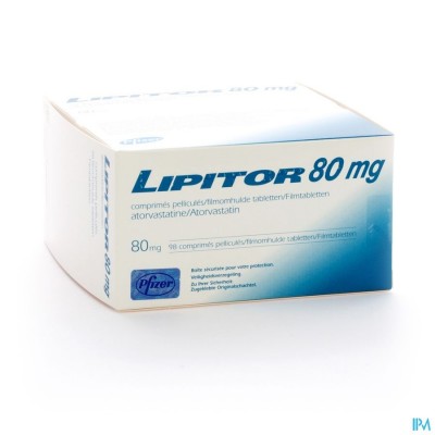 Lipitor 80mg Tabl 98