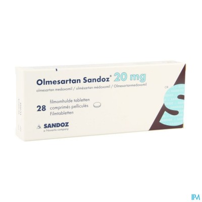 Olmesartan Sandoz 20mg Comp 28 X 20mg