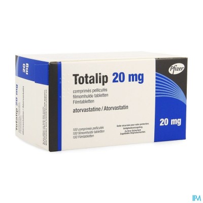 Totalip 20mg Filmomh Tabl 100