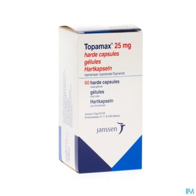 Topamax Caps Met Granul. 60 X 25mg