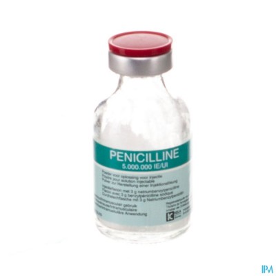 Penicilline 100x1vial 5.000.000 Ie