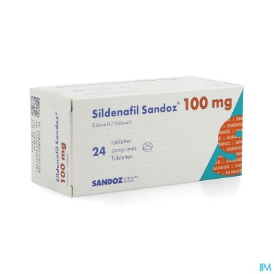 Sildenafil Sandoz 100mg Filmomh Tabl 24x100mg