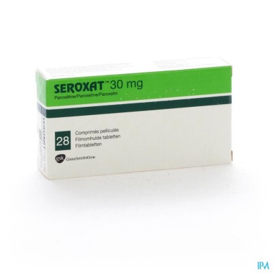 Seroxat Glaxosmithkline Comp 28 X 30mg