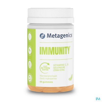 Immunity Mandarijn Gummies 60 Metagenics