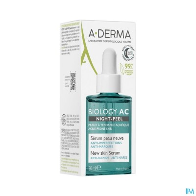 Aderma Biology Ac Night Peel Serum A/onzuiv. 30ml