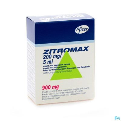 Zitromax Pulv Susp Per Os Fl 900mg - 22,5ml