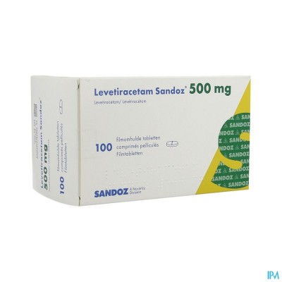 Levetiracetam Sandoz Filmomh Tabl 100 X 500mg