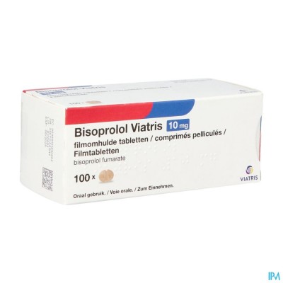 Bisoprolol Viatris 10mg Tabl 100