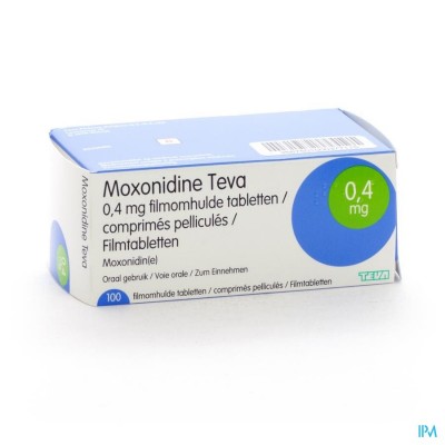 Moxonidine Teva Comp 100 X 0,4mg