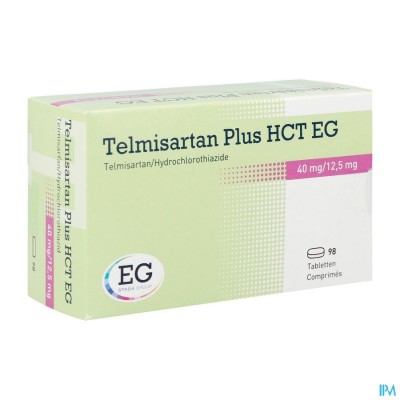 Telmisartan Plus Hct EG 40Mg/12,5 Mg Tabl  98