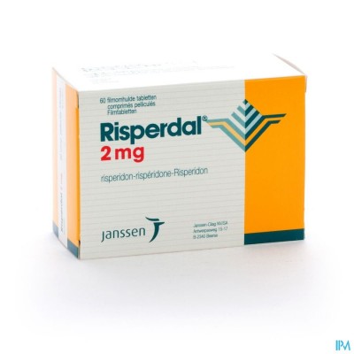 Risperdal Comp Pell 60 X 2mg