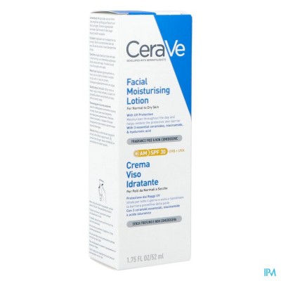 Cerave Creme Hydraterend Gezicht Ip30 52ml