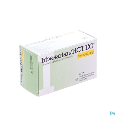 Irbesartan Hct EG 300 Mg/12,5 Mg Filmomh Tabl 98