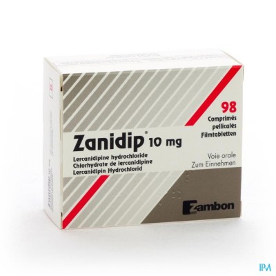 Zanidip Comp 98 X 10mg