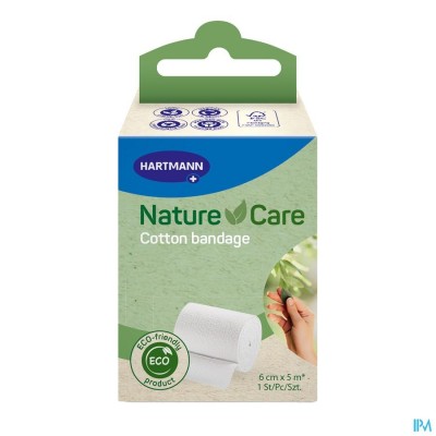 Nature Care Katoen Zwachtel 6cmx5m Rol 1