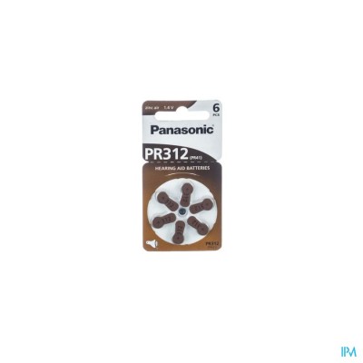 Panasonic Batterij Oorapparaat Pr 312h 6