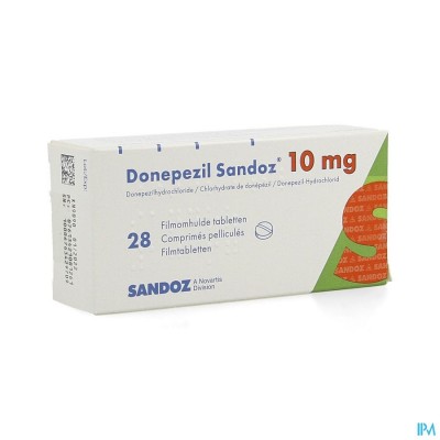 Donepezil Sandoz 10,0mg Filmomh Tabl 28 X 10,0mg