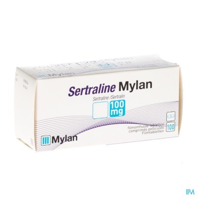 Sertraline Mylan 100mg Comp 100